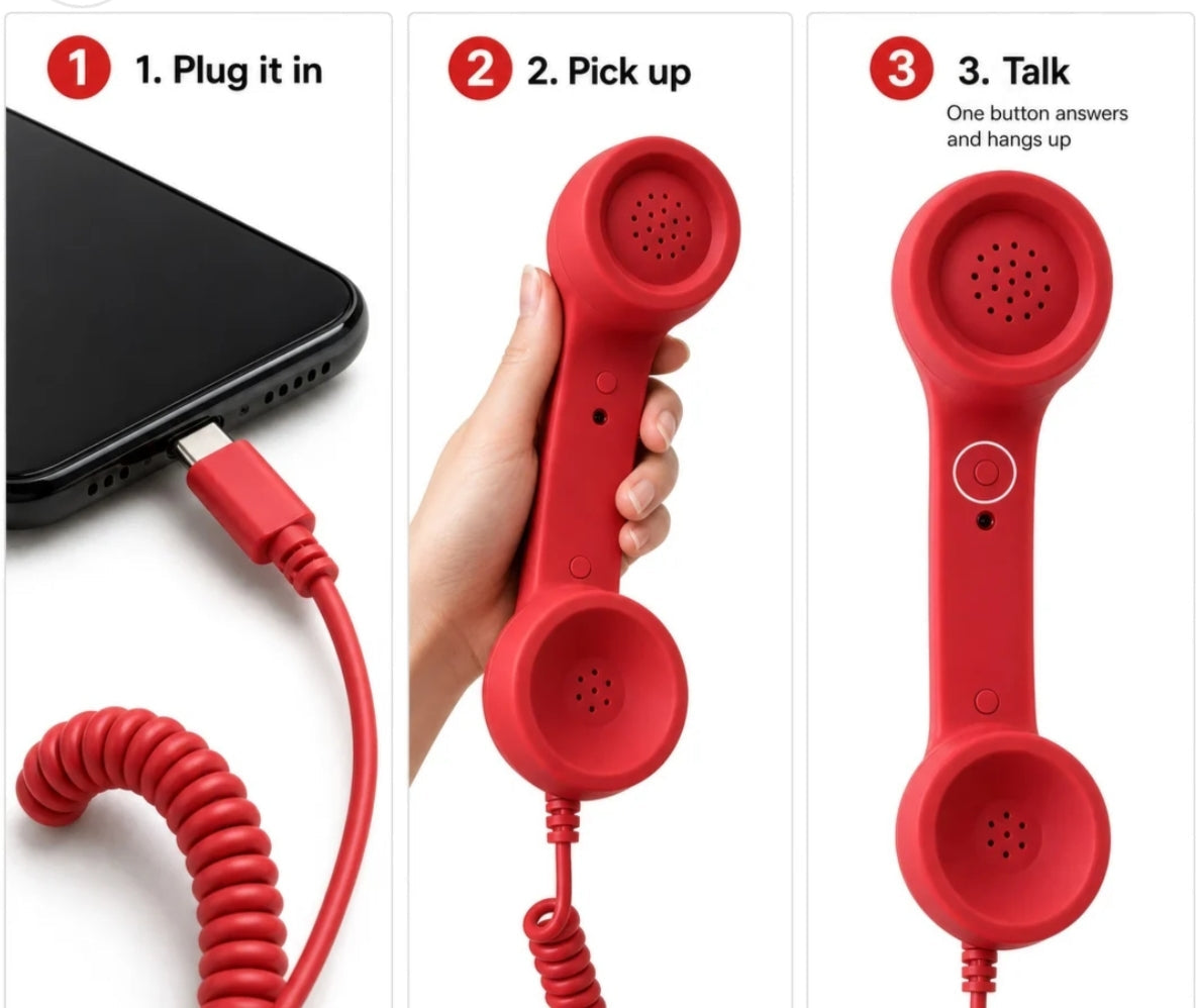 Retro Handset Conversation